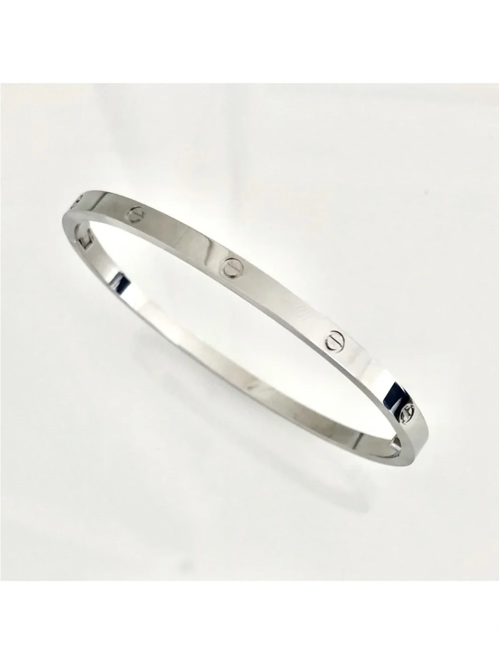 Generic Small Model Screw Bangle Bracelet with Screwdriver in Silver